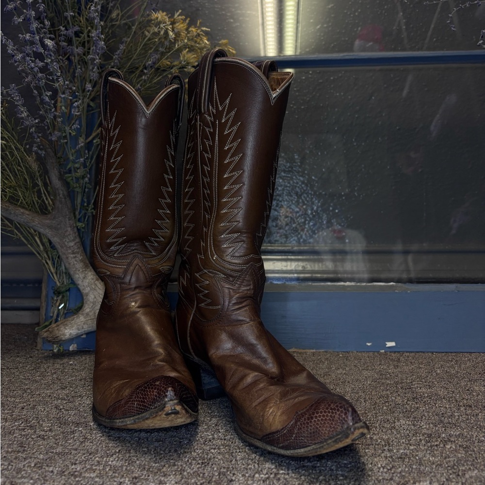 Brown Leather Boots